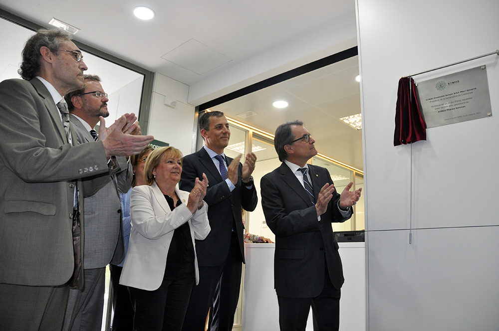 El President De La Generalitat Inaugura Els Nous Laboratoris De KYMOS